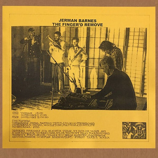 Jerman Barnes - The Finger'd Remove (LP) - Joco Records