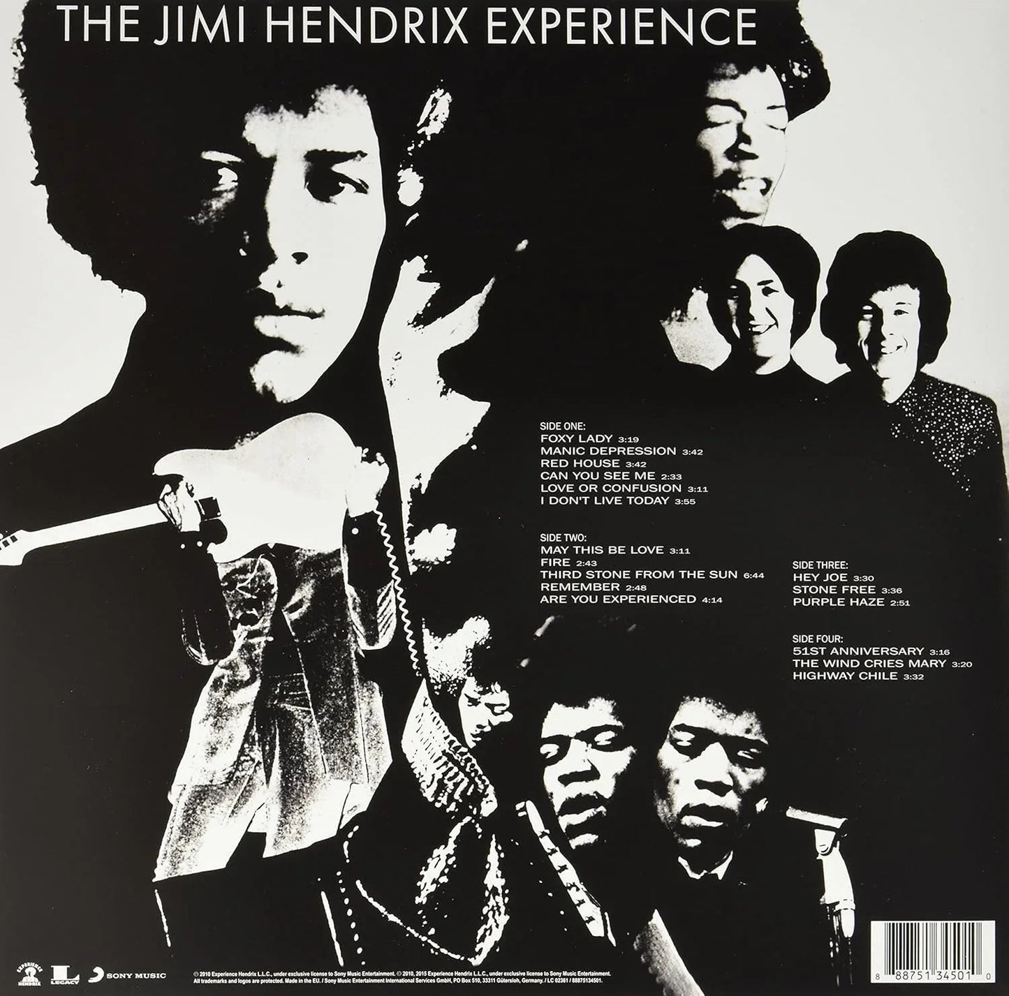 Jimi Hendrix - Are You Experienced (Remastered, 180 Gram) (2 LP) - Joco Records