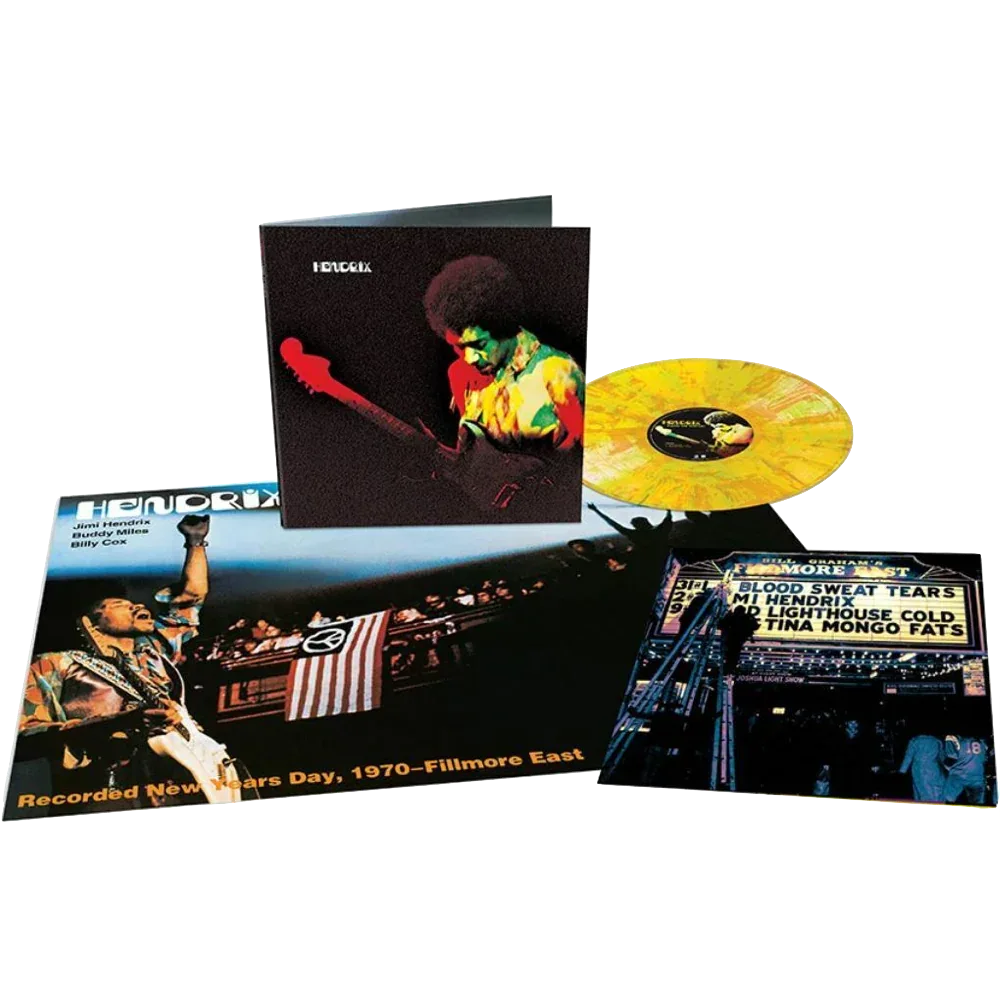 Jimi Hendrix - Band Of Gypsys (Limited Edition, 150 Gram, Red Vinyl, Green Vinyl, & Yellow Swirl Vinyl) (LP) - Joco Records