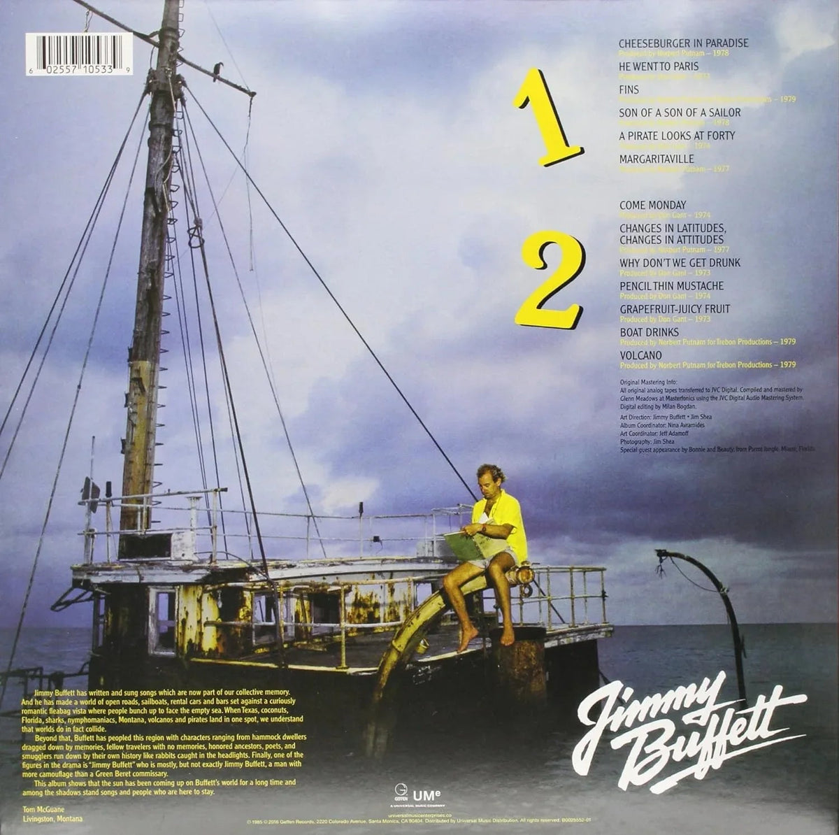 Jimmy Buffett - Songs You Know By Heart (Greatest Hits) (LP) - Joco Records