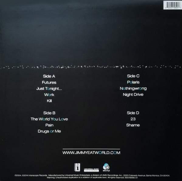 Jimmy Eat World - Futures (Limited Edition, Gatefold, 180 Gram, Blue Vinyl) (2 LP) - Joco Records