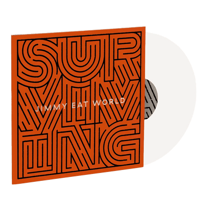 Jimmy Eat World - Surviving (Indie Exclusive, 140 Gram, White Marble Vinyl) (LP) - Joco Records