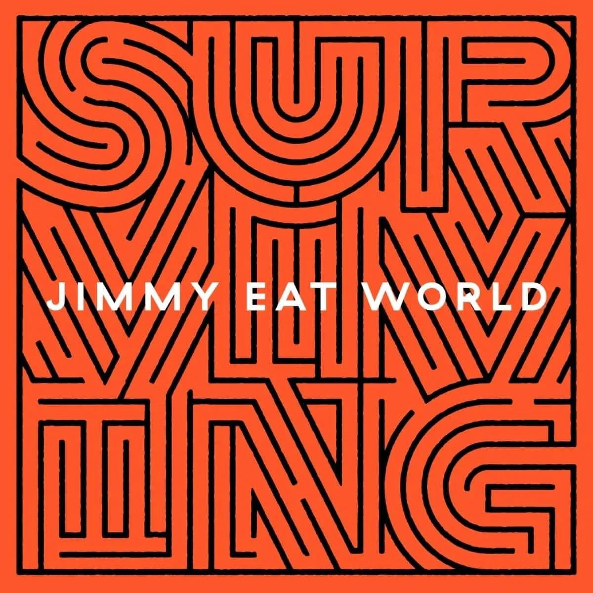 Jimmy Eat World - Surviving (Indie Exclusive, 140 Gram, White Marble Vinyl) (LP) - Joco Records