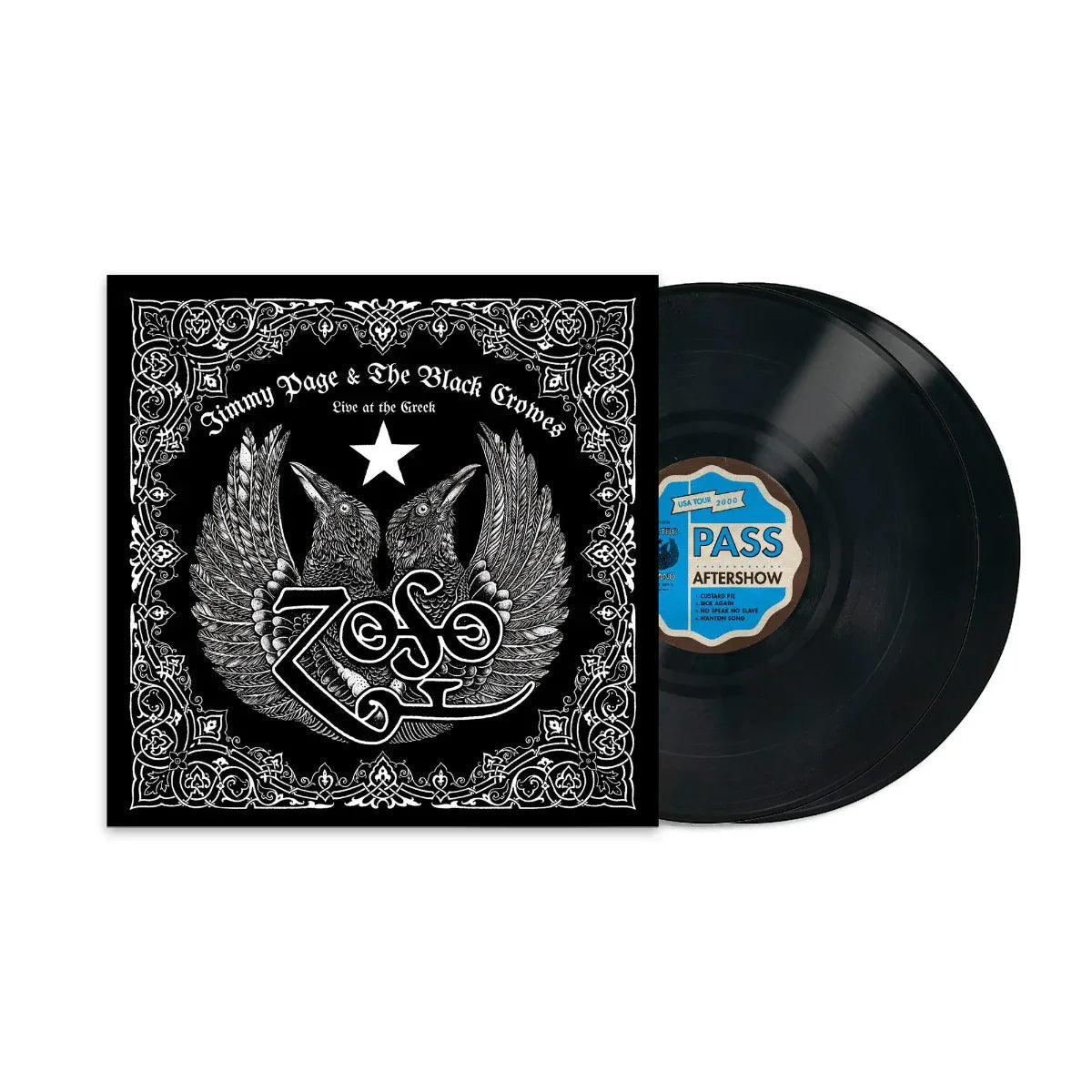 Jimmy Page & The Black Crowes - Live At The Greek (Black) (2 LP) - Joco Records