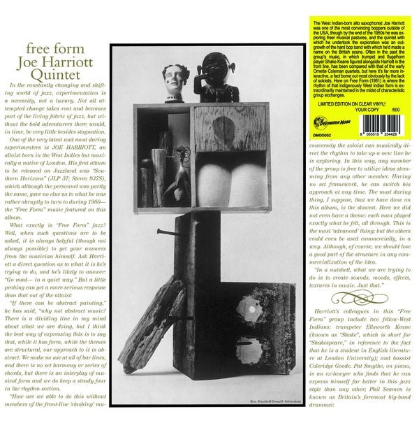 Joe Harriott Quintet - Free Form (LP) - Joco Records