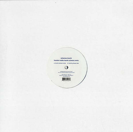 Johannes Brecht - Freedom Walks Henrik Schwarz Remix (12 - Inch Vinyl) - Joco Records