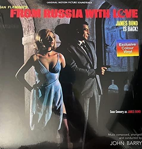 John Barry - From Russia With Love (Cyan Vinyl, Blue Vinyl) (LP) - Joco Records