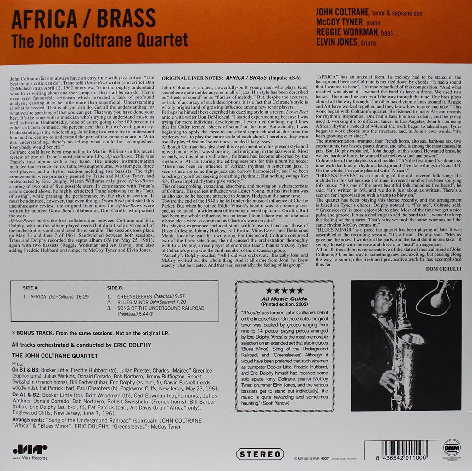 John Coltrane - Africa / Bass (Limited Edition Import, Remastered, 180 Gram) (LP) - Joco Records