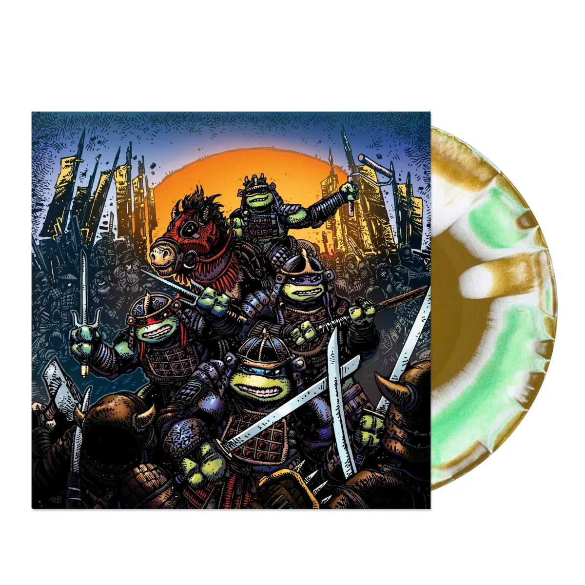 John Du Prez - Teenage Mutant Ninja Turtles Part III (Original Soundtrack) (Time Sceptter Vinyl) (LP) - Joco Records