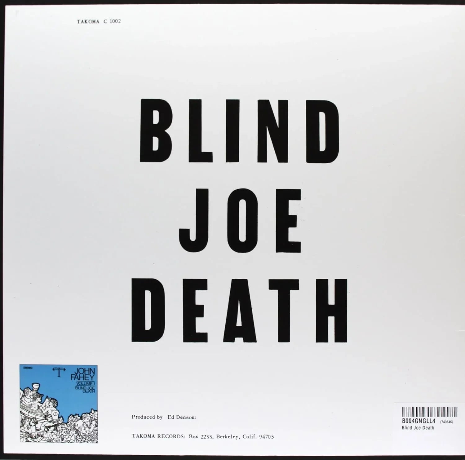 John Fahey - Blind Joe Death (LP) - Joco Records