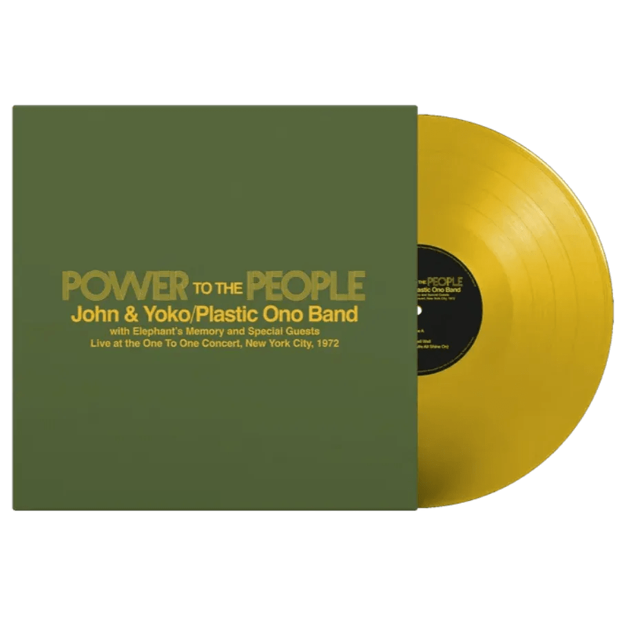 John Lennon & Yoko Plastic Ono Band - Power To The People: Live at the One To One Concert (RSD Exclusive, Yellow Vinyl) (EP) - Joco Records