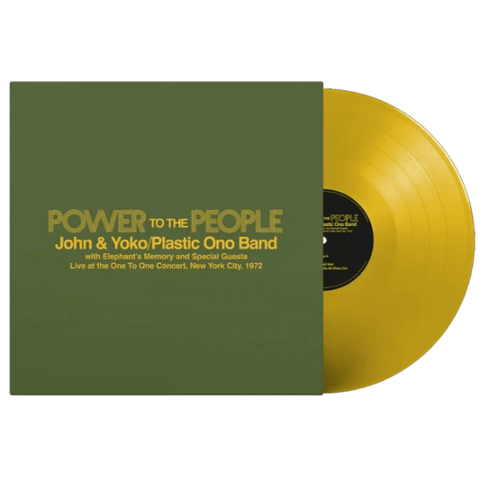 John Lennon & Yoko Plastic Ono Band - Power To The People: Live at the One To One Concert (RSD Exclusive, Yellow Vinyl) (EP) - Joco Records