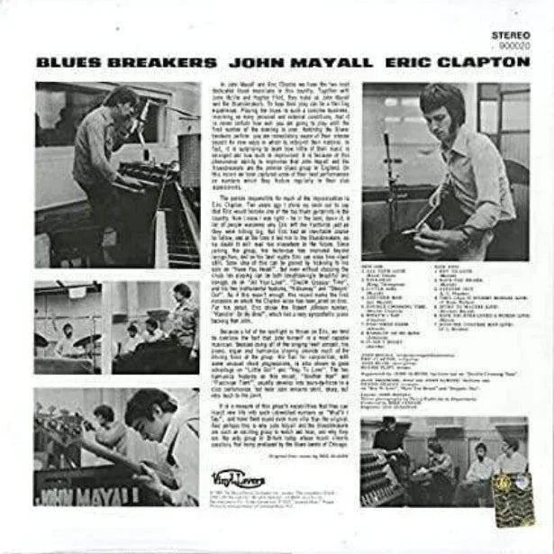 John Mayall & Eric Clapton – Blues Breakers (Import, Bonus Tracks, 180 Gram) (LP) - Joco Records