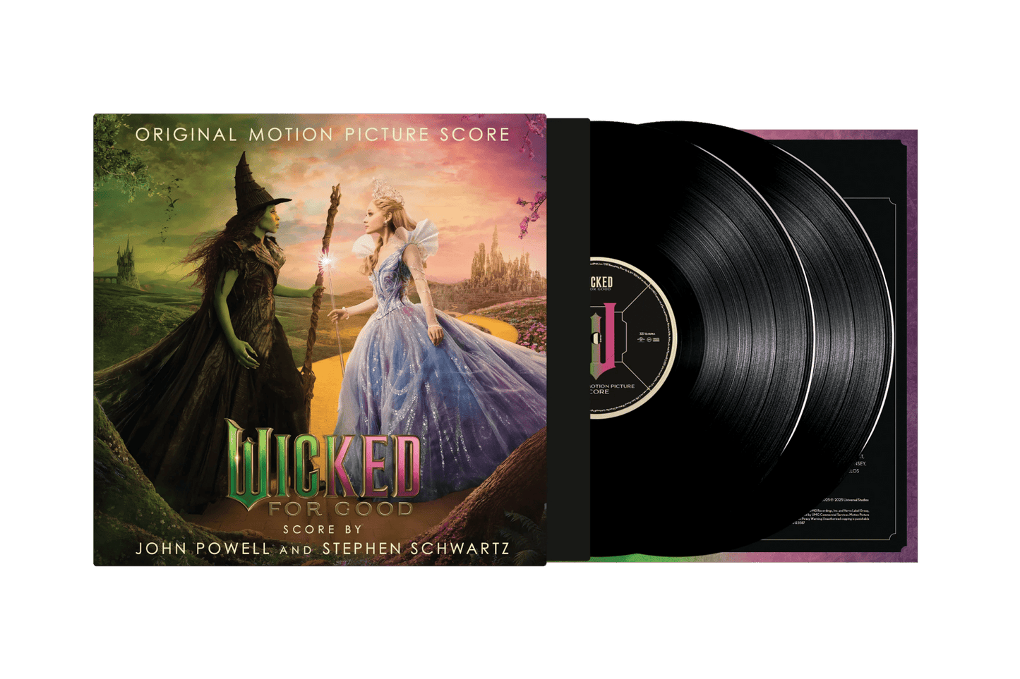 John Powell/Stephen Schwartz - Wicked: For Good (The Original Motion Picture Score) (2 LP) - Joco Records