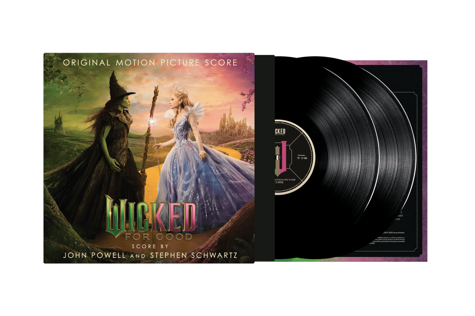 John Powell/Stephen Schwartz - Wicked: For Good (The Original Motion Picture Score) (2 LP) - Joco Records