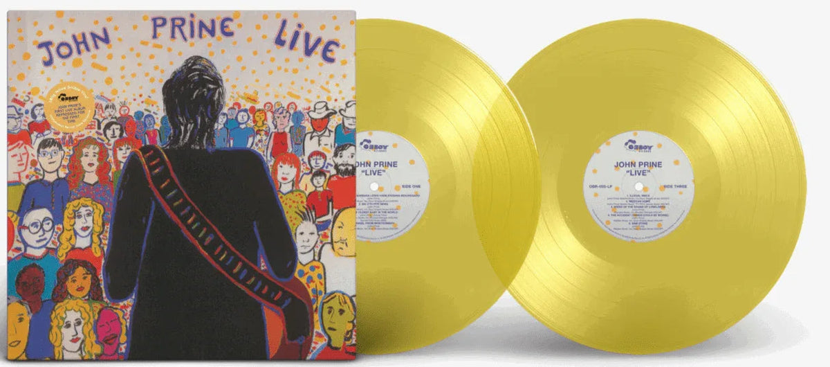 John Prine - John Prine (Live) On Yellow Vinyl And Indie Exclusive Insert. (2 LP) - Joco Records