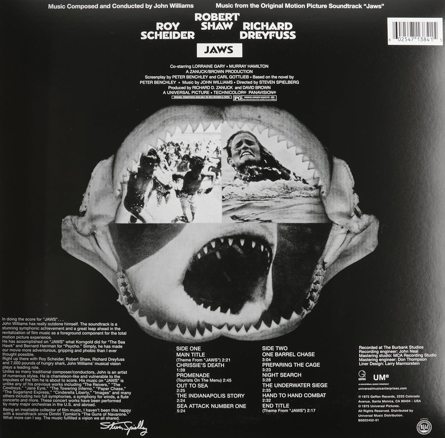 John Williams - Jaws (Original Motion Picture Score) (LP) - Joco Records