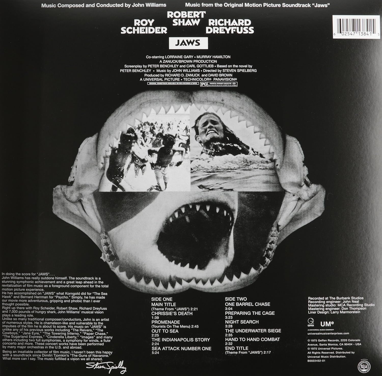 John Williams - Jaws (Original Motion Picture Score) (LP) - Joco Records