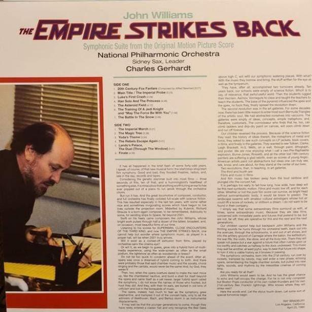 John Williams & National Philharmonic Orchestra - The Empire Strikes Back: Symphonic Suite From the Motion Picture (Gatefold, 180 Gram) (LP) - Joco Records