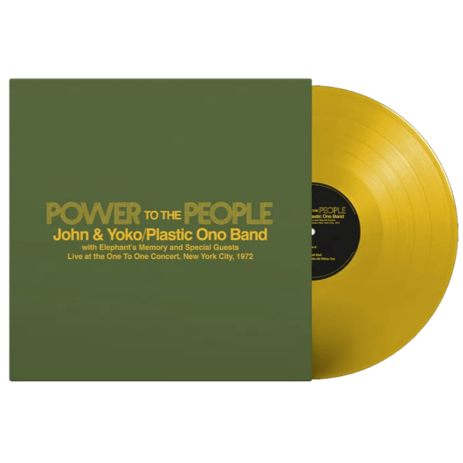 John Lennon & Yoko Plastic Ono Band - Power To The People: Live at the One To One Concert (RSD Exclusive, Yellow Vinyl) (EP)