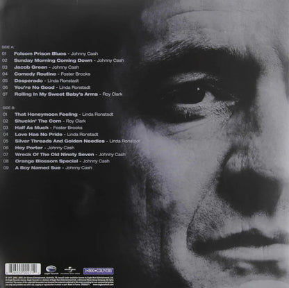 Johnny Cash - A Concert: Behind Prison Walls (Limited Edition, Black & White Marble Vinyl) (LP) - Joco Records