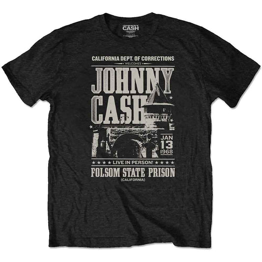 Johnny Cash - Prison Poster (T-Shirt)