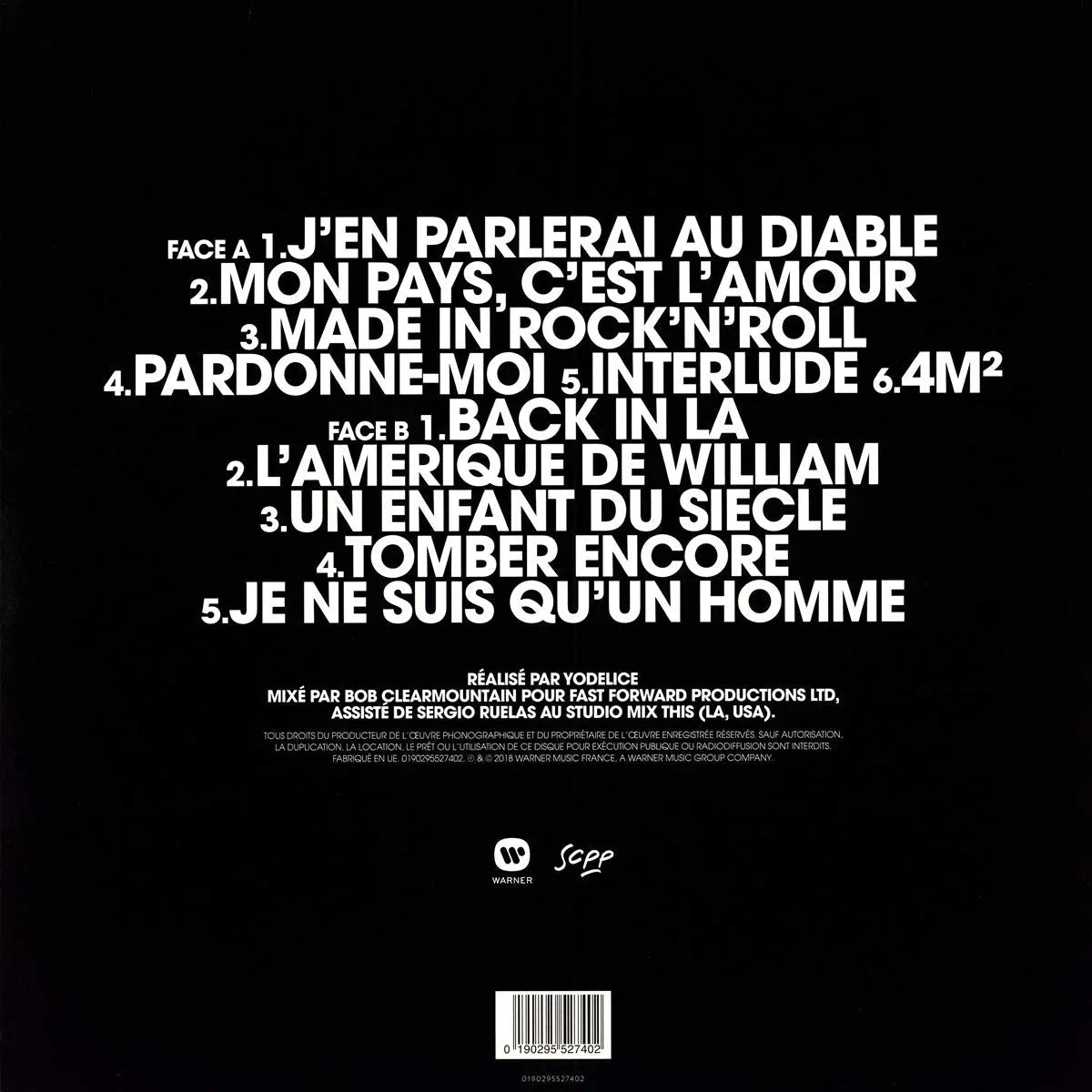Johnny Hallyday - Mon Pays C'Est L'Amour (Import) (LP) - Joco Records