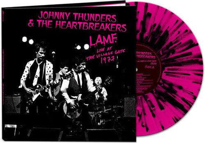 Johnny Thunders & The Heartbreakers - L.A.M.F. Live At The Village Gate 1977 (Pink & Black Splatter Vinyl) (LP) - Joco Records