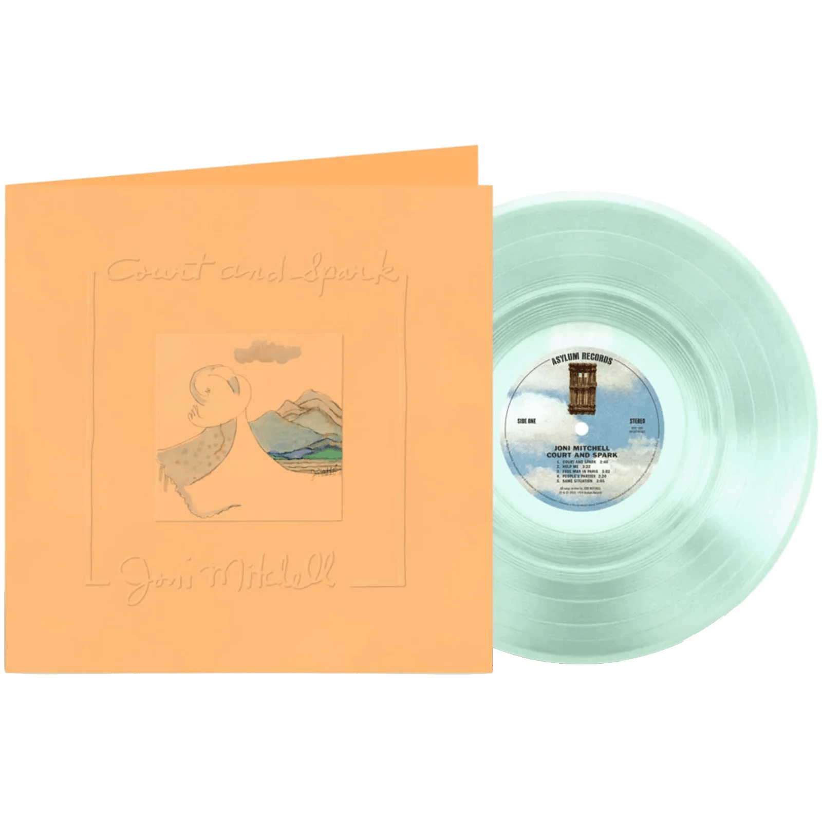Joni Mitchell - Court and Spark (Limited Edition, Clear Bottle Green Vinyl) (LP) - Joco Records