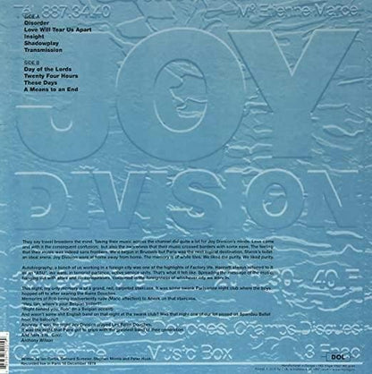 Joy Division - Live At Les Bains Douches, Paris December 18, 1979 (Limited Import, 180 Gram) (LP) - Joco Records