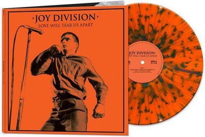 Joy Division - Love Will Tear Us Apart (Orange & Black Splatter Vinyl) (12-Inch Vinyl) - Joco Records