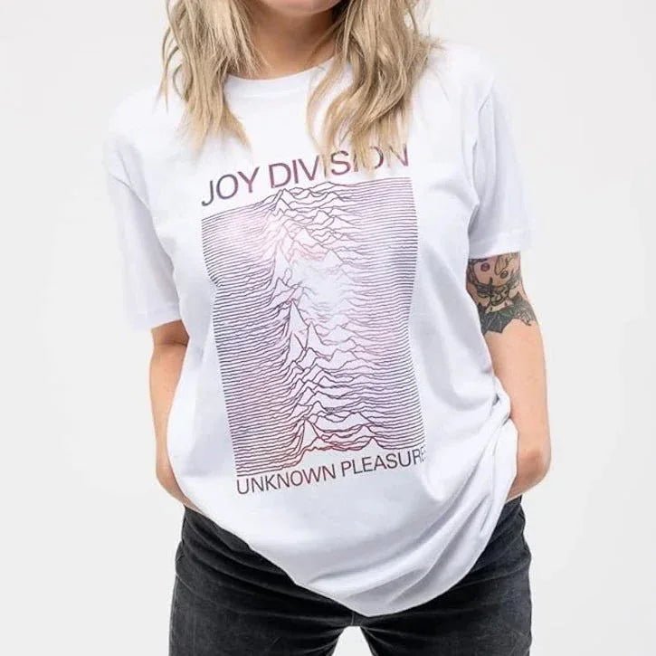 Joy Division - Space - Unknown Pleasures Gradient (T-Shirt) - Joco Records