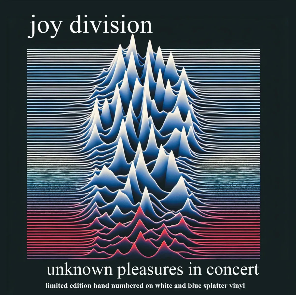 Joy Division - Unknown Pleasures In Concert (Limited Edition Import, Numbered, Red & Blue Splatter Vinyl) (LP) - Joco Records