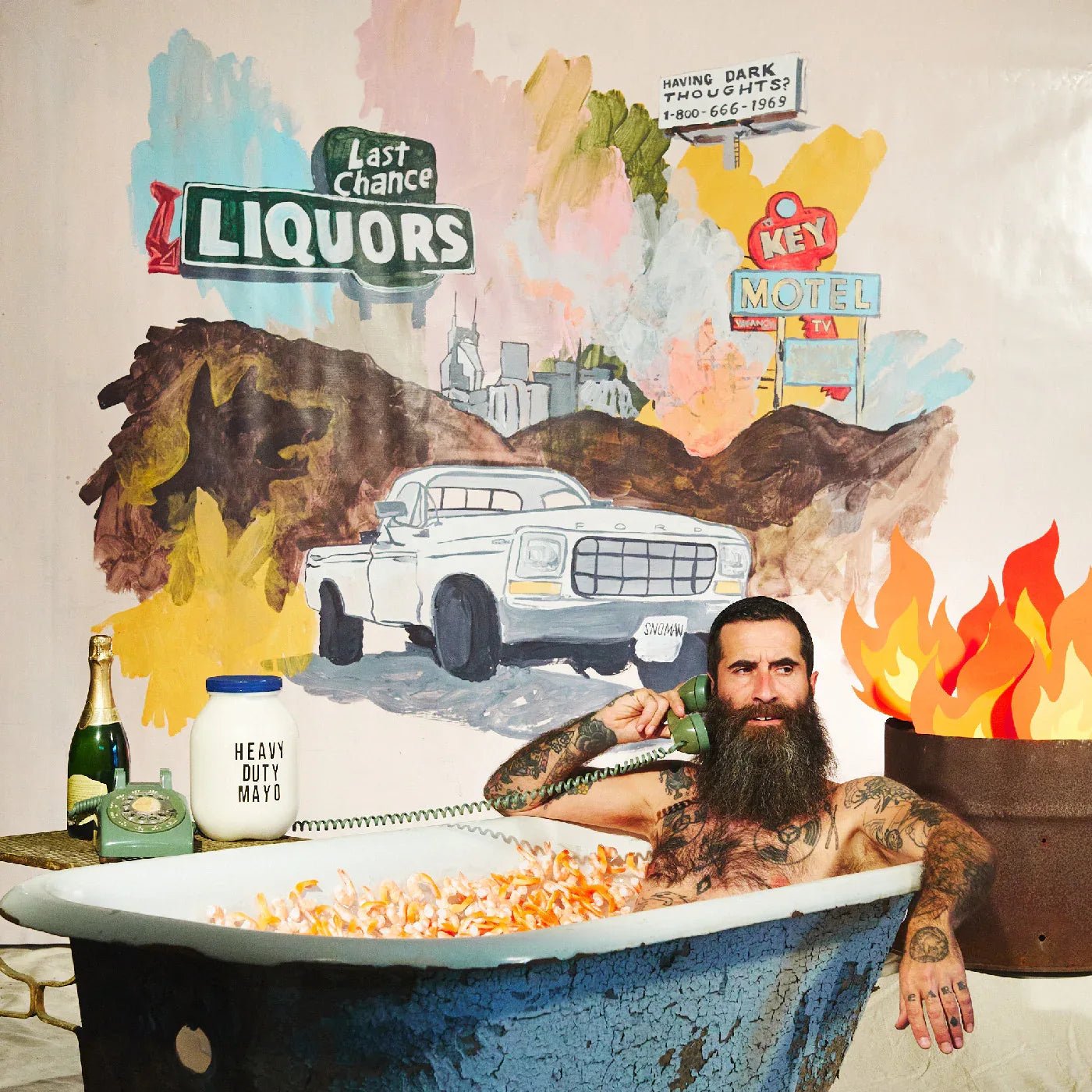 Jp Harris - Jp Harris Is A Trash Fire (Metallic Silver Vinyl) (Metallic Silver Vinyl) (LP) - Joco Records