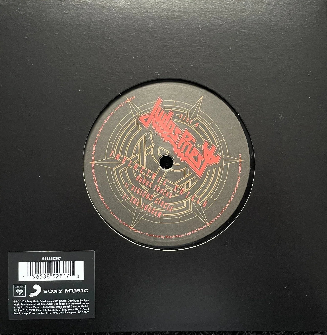 Judas Priest - Invincible Shield (Limited Edition Import) (7" Vinyl Single) - Joco Records