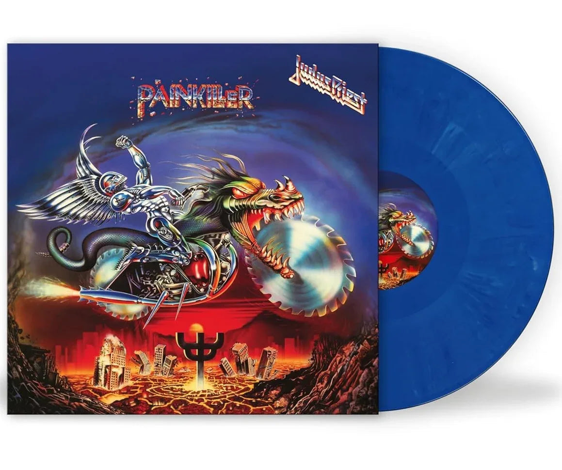 Judas Priest - Painkiller (Limited Edition Import, Blue Marble Color Vinyl) (LP) - Joco Records