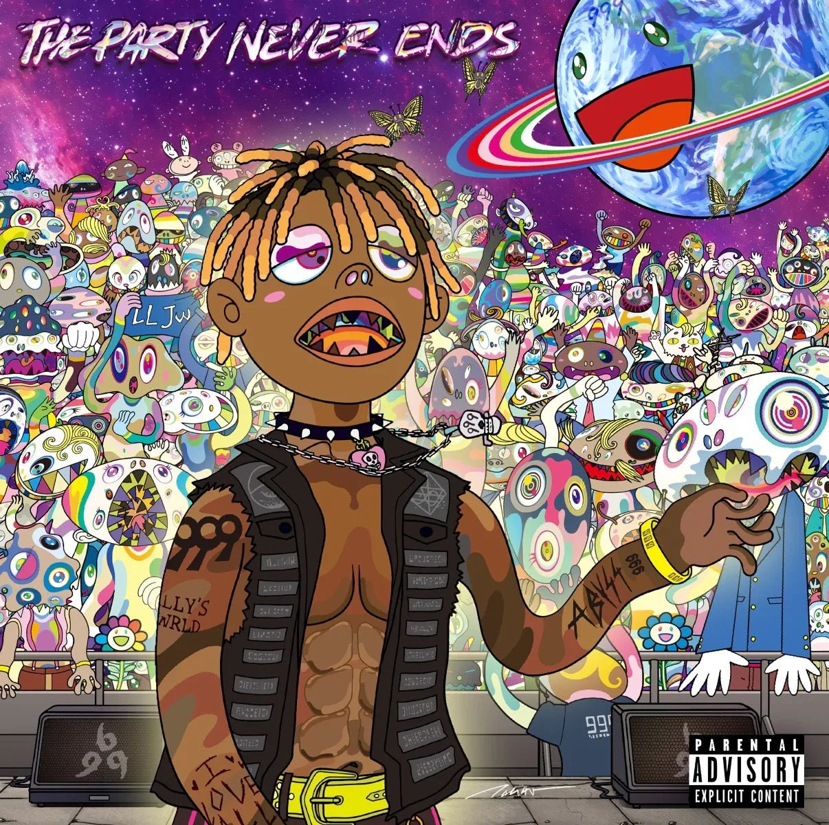 Juice Wrld - The Party Never Ends (Indie Exclusive, Silver Vinyl) (2 LP) - Joco Records