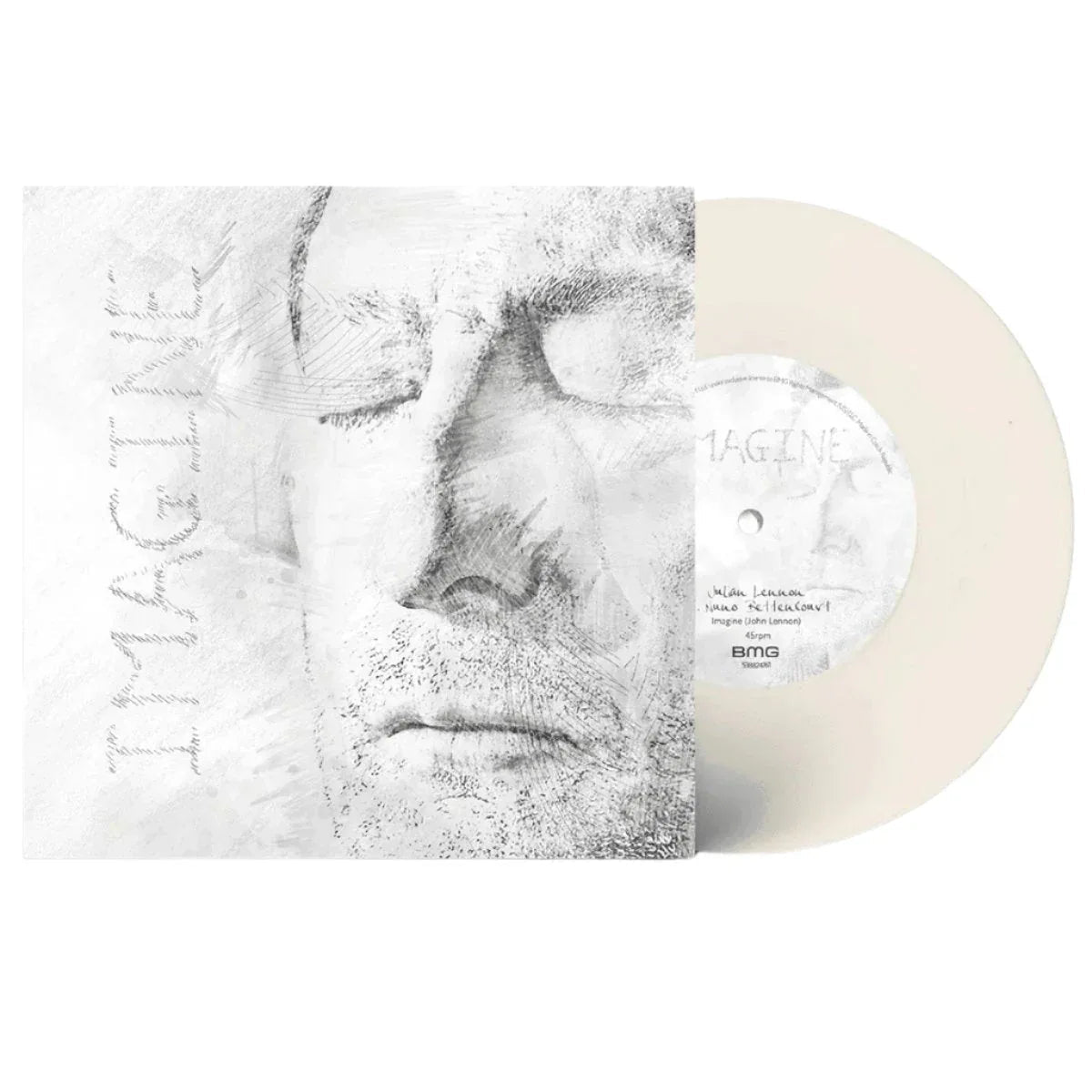 Julian Lennon - Imagine (feat. Nuno Bettencourt) (7-Inch White Vinyl Single) - Joco Records