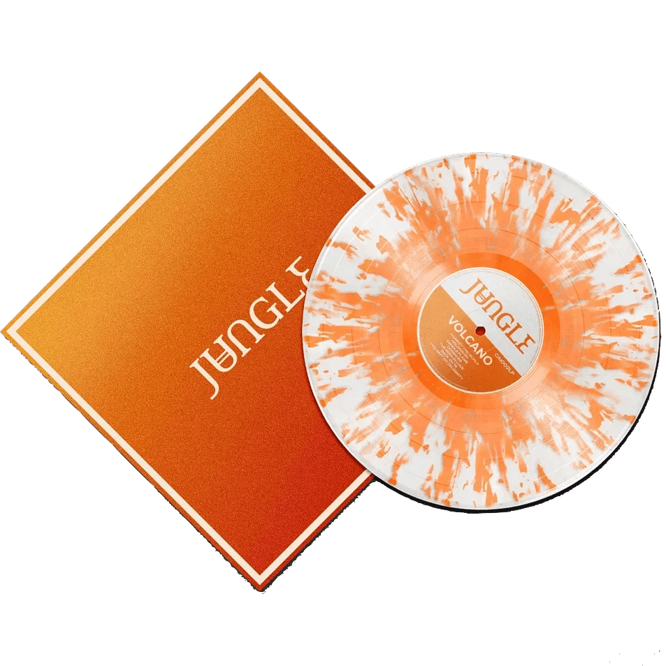 Jungle - Volcano (Indie Exclusive, Clear & Orange Splatter Vinyl) (LP) - Joco Records