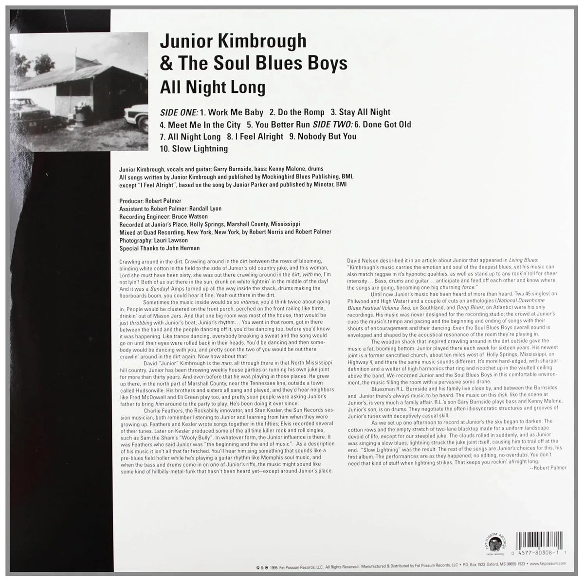 Junior Kimbrough - All Night Long (LP) - Joco Records