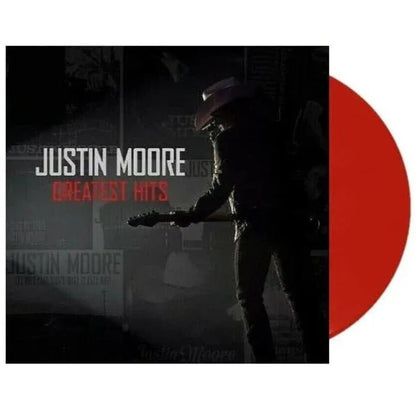 Justin Moore - Greatest Hits (Limited Edition, Translucent Red Vinyl) (LP) - Joco Records