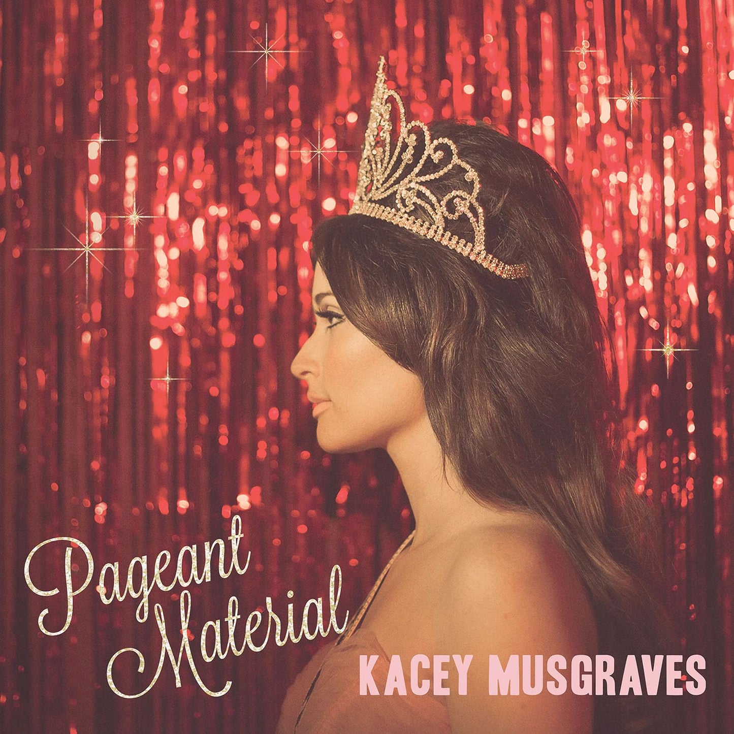 Kacey Musgraves - Pageant Material (10 Year Anniversary) (Clear Gold Glitter Vinyl) (LP) - Joco Records