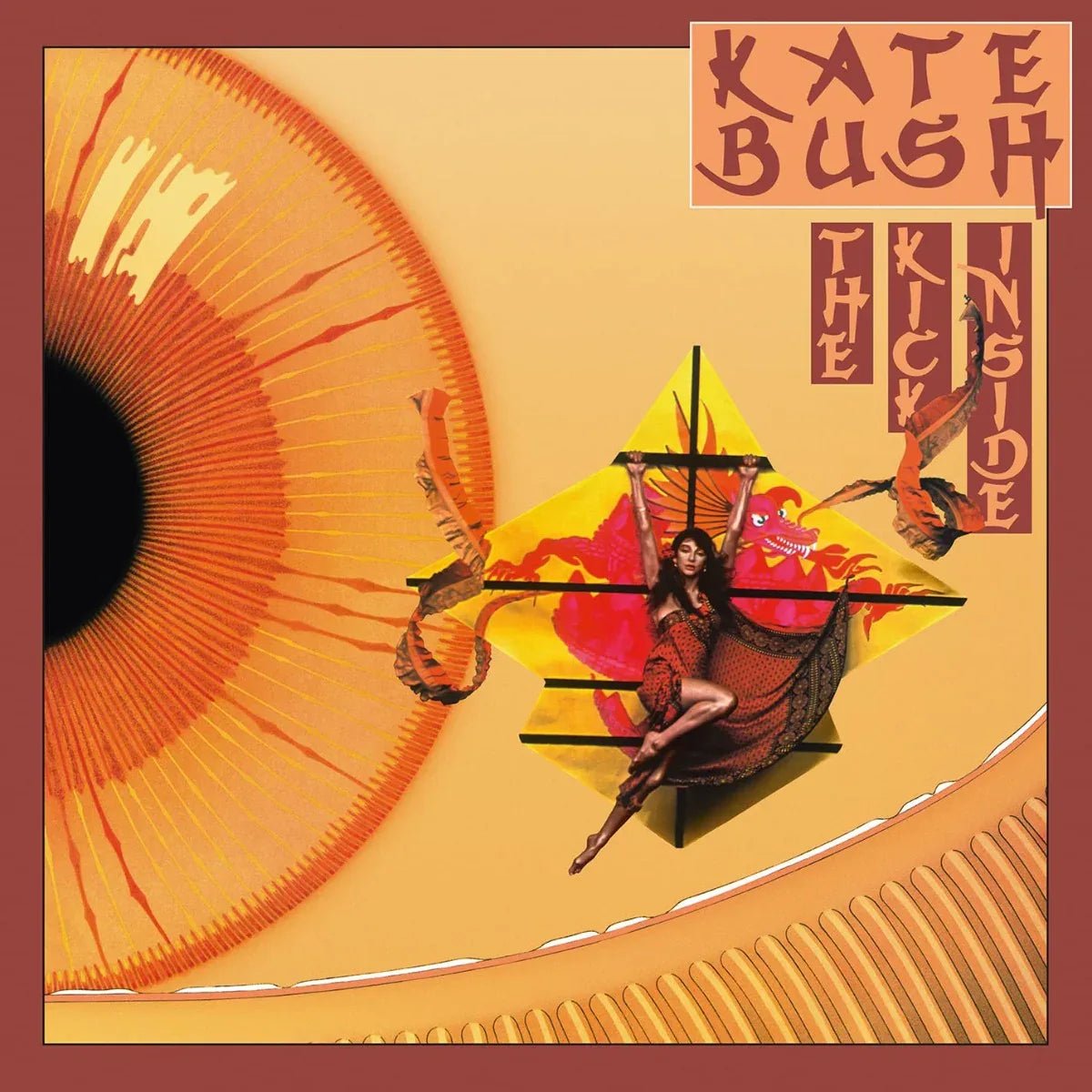 Kate Bush - Kick Inside (Indie Exclusive, 2018 Remastered 180 Gram Mango Chutney Vinyl, Import) (LP) - Joco Records