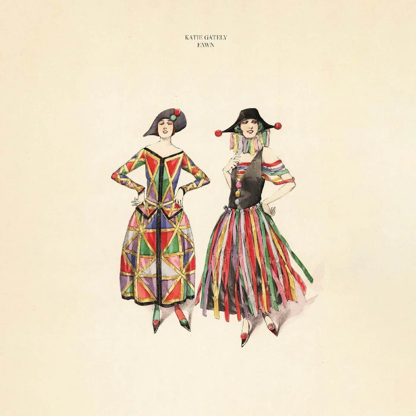 Katie Gately - Fawn / Brute (Red Transparent Vinyl) (LP) - Joco Records