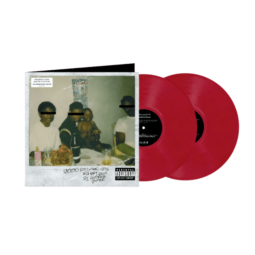 Kendrick Lamar - good Kid, M.A.A.D City (10th Anniversary Edition, Limited Edition, Opaque Apple Red Color Vinyl) (Import) (2 LP) - Joco Records