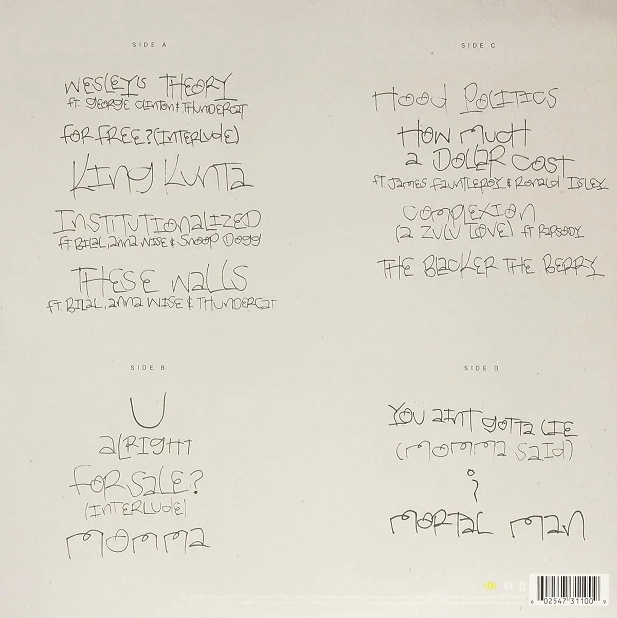 Kendrick Lamar - To Pimp A Butterfly (Gatefold, 180 Gram) (2 LP) - Joco Records