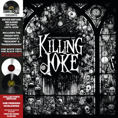 Killing Joke - Live at Lokerse Feesten, 2003 (Indie Exclusive, Deluxe Edition, White & Black Color Vinyl) (2 LP) - Joco Records