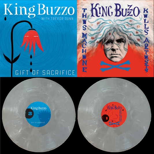 King Buzzo - This Machine Kills Artists + Gift Of Sacrifice (Indie Exclusive, Silver Streak Color Vinyl)