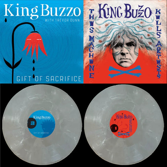 King Buzzo - This Machine Kills Artists + Gift Of Sacrifice (Indie Exclusive, Silver Streak Vinyl) (2 LP) - Joco Records