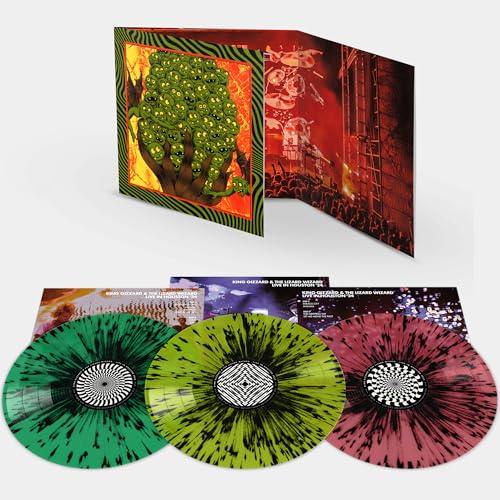 King Gizzard & The Lizard Wizard - King Gizzard - Live In Houston '24 (Triple Gatefold - Splatter Vinyl) (3LP)